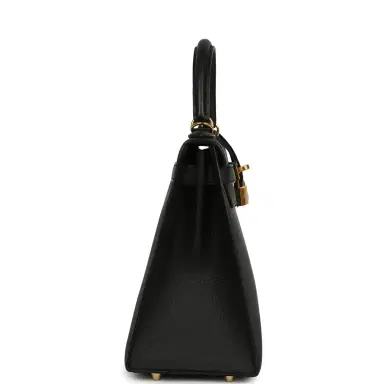 HERMÈS Pre-owned Hermes Kelly Sellier 28 Black Epsom Gold Hardware | Thumbnail 3 HERMÈS Pre-owned Hermes Kelly Sellier 28 Black Epsom Gold Hardware | Thumbnail 3