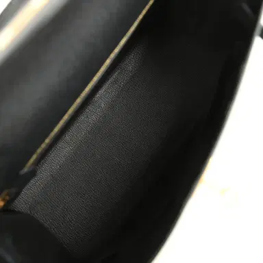 HERMÈS Pre-owned Hermes Kelly Sellier 28 Black Epsom Gold Hardware | Thumbnail 8 HERMÈS Pre-owned Hermes Kelly Sellier 28 Black Epsom Gold Hardware | Thumbnail 8