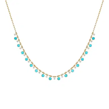 Stephanie Gottlieb Dakota Turquoise Shaker Necklace | Thumbnail 1 Stephanie Gottlieb Dakota Turquoise Shaker Necklace | Thumbnail 1