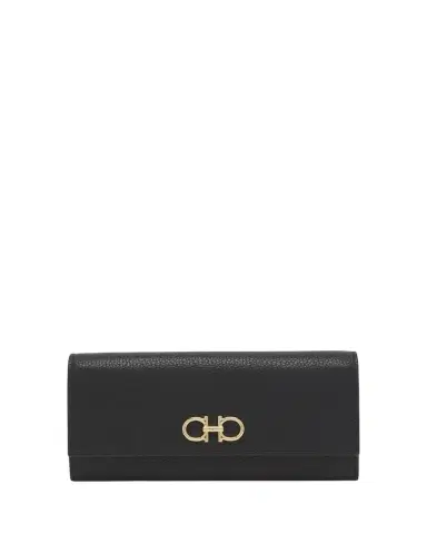 Ferragamo Gancino Flap Leather Wallet on Chain | Thumbnail 1 Ferragamo Gancino Flap Leather Wallet on Chain | Thumbnail 1