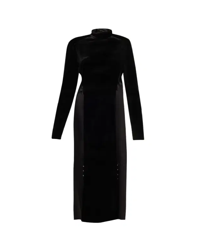 Benitier Open-Back Velvet Maxi Dress Benitier Open-Back Velvet Maxi Dress