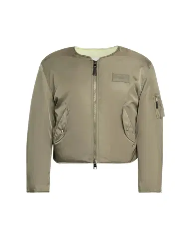 Givenchy Men's Couture Seam Nylon Bomber with Logo Patch | Thumbnail 1 Givenchy Men's Couture Seam Nylon Bomber with Logo Patch | Thumbnail 1