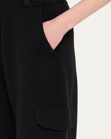 Lisa Yang Azaria Cashmere Barrel-Leg Ankle Cargo Trousers | Thumbnail 5 Lisa Yang Azaria Cashmere Barrel-Leg Ankle Cargo Trousers | Thumbnail 5