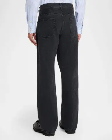 Valentino Garavani Men's Grey Denim Straight Leg Jeans | Thumbnail 7 Valentino Garavani Men's Grey Denim Straight Leg Jeans | Thumbnail 7
