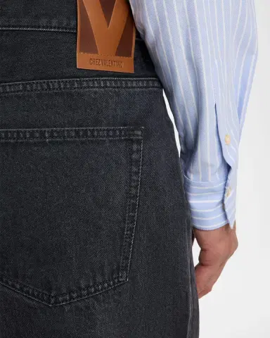 Valentino Garavani Men's Grey Denim Straight Leg Jeans | Thumbnail 9 Valentino Garavani Men's Grey Denim Straight Leg Jeans | Thumbnail 9