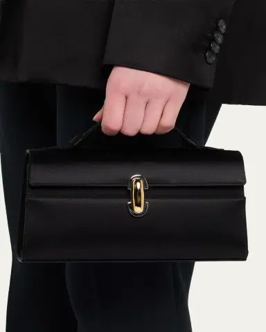 Savette Symmetry Satin Pochette Top-Handle Bag | Thumbnail 2 Savette Symmetry Satin Pochette Top-Handle Bag | Thumbnail 2