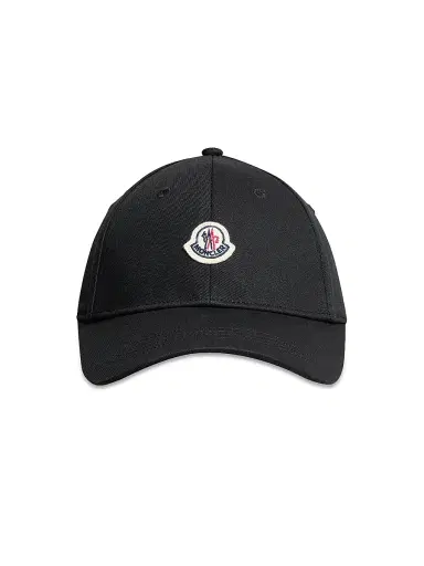 Moncler Little Boy's & Boy's Baseball Hat in Cotton Gabardine - Black - Size Small | Thumbnail 1 Moncler Little Boy's & Boy's Baseball Hat in Cotton Gabardine - Black - Size Small | Thumbnail 1