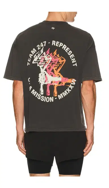 247 Torch Crop Tee | Thumbnail 1 247 Torch Crop Tee | Thumbnail 1