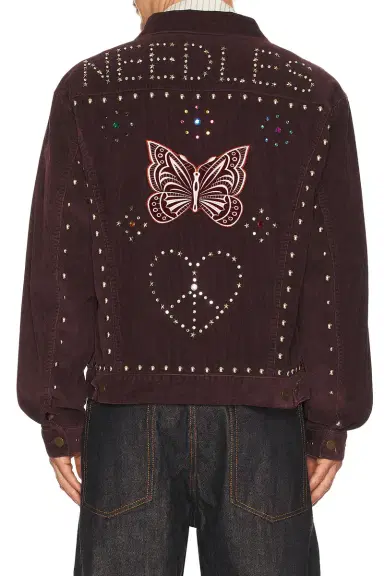 Needles Studded Jean Jacket 14W Corduroy | Thumbnail 3 Needles Studded Jean Jacket 14W Corduroy | Thumbnail 3