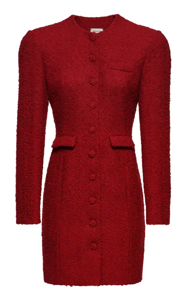 Bouclé Wool-Blend Structured Mini Dress Bouclé Wool-Blend Structured Mini Dress