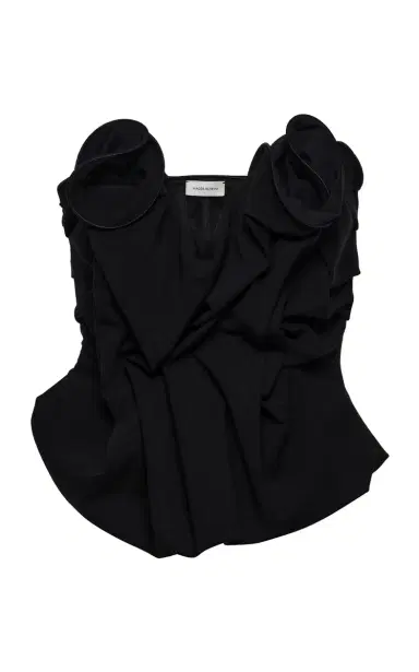 Magda Butrym Sweetheart Neck Wool Corset Top | Thumbnail 3 Magda Butrym Sweetheart Neck Wool Corset Top | Thumbnail 3