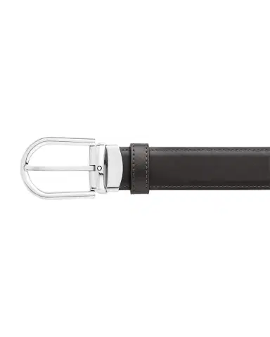Montblanc Men 's Reversible Leather Buckle Belt | Thumbnail 1 Montblanc Men 's Reversible Leather Buckle Belt | Thumbnail 1