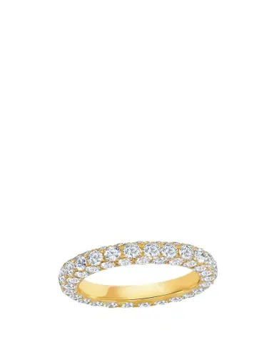 Graziela Gems Diamond 3-Sided Band Ring in 18K Gold | Thumbnail 1 Graziela Gems Diamond 3-Sided Band Ring in 18K Gold | Thumbnail 1