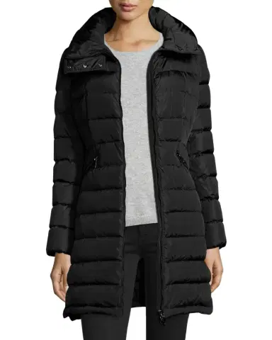 Moncler Flammette High-Neck Puffer Coat | Thumbnail 1 Moncler Flammette High-Neck Puffer Coat | Thumbnail 1