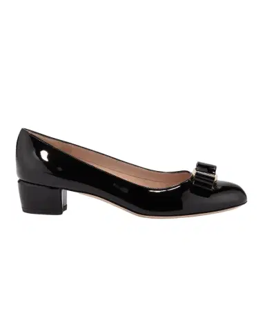 Ferragamo Vara Bow Leather Low Pumps | Thumbnail 1 Ferragamo Vara Bow Leather Low Pumps | Thumbnail 1
