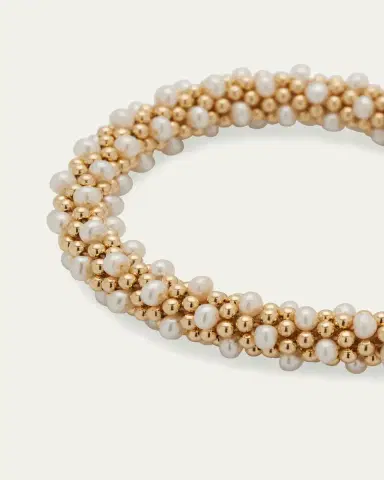 Meredith Frederick Caroline 14K Gold & Pearl Bracelet | Thumbnail 2 Meredith Frederick Caroline 14K Gold & Pearl Bracelet | Thumbnail 2