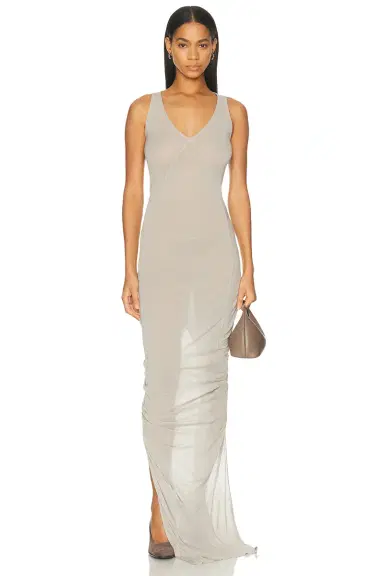 Rick Owens V Tank Dress | Thumbnail 1 Rick Owens V Tank Dress | Thumbnail 1