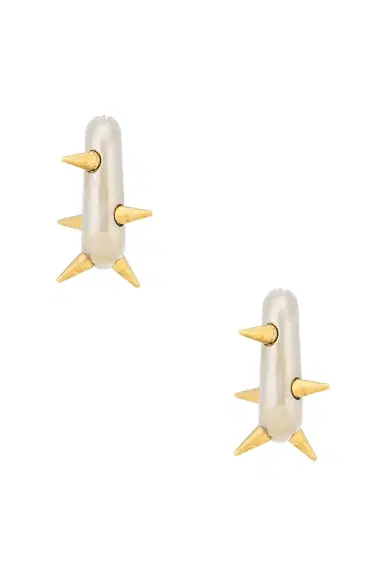 Acne Studios Hoop Spike Earrings | Thumbnail 4 Acne Studios Hoop Spike Earrings | Thumbnail 4