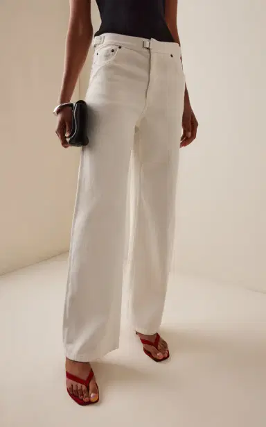 STILL HERE Buckle Mid-Rise Jeans | Thumbnail 3 STILL HERE Buckle Mid-Rise Jeans | Thumbnail 3