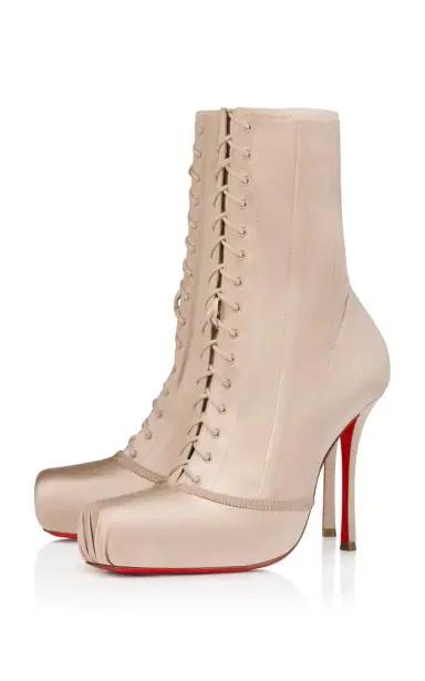 Christian Louboutin Pavlova 100mm Crepe-Satin Ankle Boots | Thumbnail 4 Christian Louboutin Pavlova 100mm Crepe-Satin Ankle Boots | Thumbnail 4