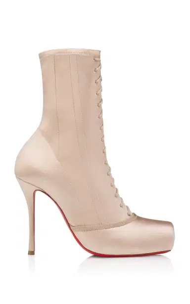 Christian Louboutin Pavlova 100mm Crepe-Satin Ankle Boots | Thumbnail 6 Christian Louboutin Pavlova 100mm Crepe-Satin Ankle Boots | Thumbnail 6