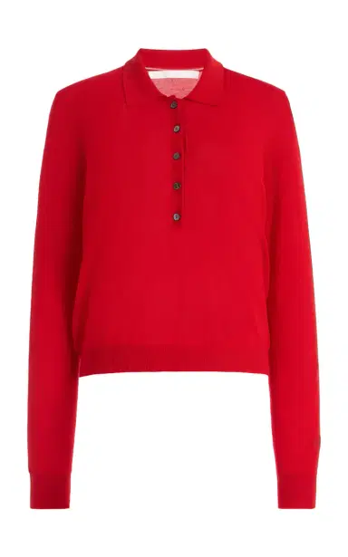 RÙADH The Dea Wool Polo Shirt | Thumbnail 1 RÙADH The Dea Wool Polo Shirt | Thumbnail 1