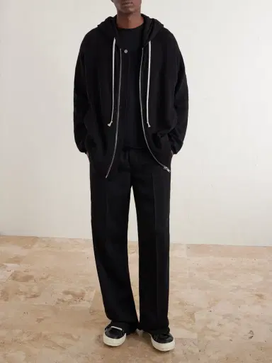 Rick Owens Organic Cotton-Terry Zip-Up Hoodie - Men | Thumbnail 2 Rick Owens Organic Cotton-Terry Zip-Up Hoodie - Men | Thumbnail 2