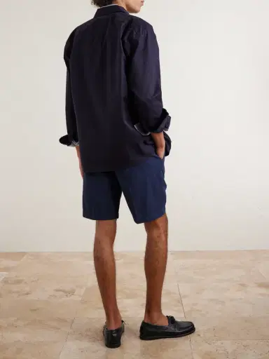 Boglioli Straight-Leg Cotton-Blend Shorts - Men | Thumbnail 4 Boglioli Straight-Leg Cotton-Blend Shorts - Men | Thumbnail 4