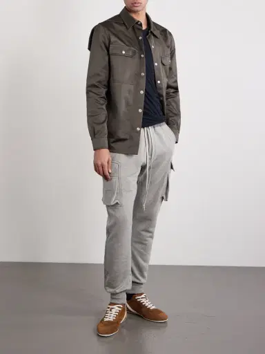 DRKSHDW by Rick Owens Mastodon Tapered Cotton-Blend Jersey Sweatpants - Men | Thumbnail 2 DRKSHDW by Rick Owens Mastodon Tapered Cotton-Blend Jersey Sweatpants - Men | Thumbnail 2