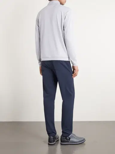 Peter Millar Albatross Piqué Half-Zip Sweater - Men | Thumbnail 4 Peter Millar Albatross Piqué Half-Zip Sweater - Men | Thumbnail 4