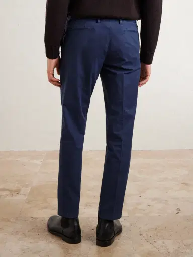 Boglioli Tapered Cotton-Blend Trousers - Men | Thumbnail 4 Boglioli Tapered Cotton-Blend Trousers - Men | Thumbnail 4