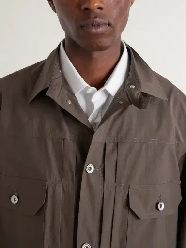 Sacai Cotton-Poplin Jacket - Men | Thumbnail 5 Sacai Cotton-Poplin Jacket - Men | Thumbnail 5
