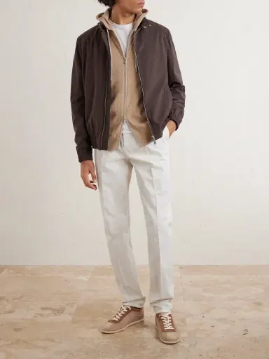 Brunello Cucinelli Cashmere Zip-Up Hoodie - Men | Thumbnail 2 Brunello Cucinelli Cashmere Zip-Up Hoodie - Men | Thumbnail 2