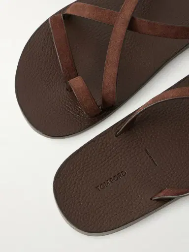Tom Ford Alfred Suede Sandals - Men | Thumbnail 4 Tom Ford Alfred Suede Sandals - Men | Thumbnail 4