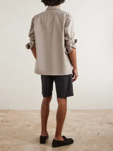 Boglioli Straight-Leg Cotton-Blend Shorts - Men | Thumbnail 4 Boglioli Straight-Leg Cotton-Blend Shorts - Men | Thumbnail 4