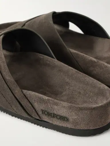 Tom Ford Wicklow Suede Sandals - Men | Thumbnail 4 Tom Ford Wicklow Suede Sandals - Men | Thumbnail 4