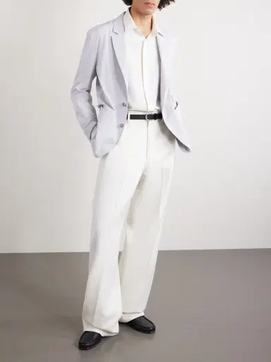 Tom Ford Perforated Silk-Twill Shirt - Men | Thumbnail 2 Tom Ford Perforated Silk-Twill Shirt - Men | Thumbnail 2