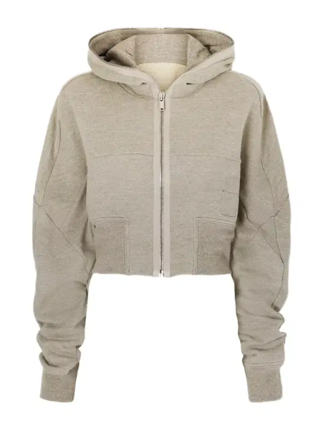 Cropped Paneled Organic Cotton-blend Jersey Hoodie Cropped Paneled Organic Cotton-blend Jersey Hoodie