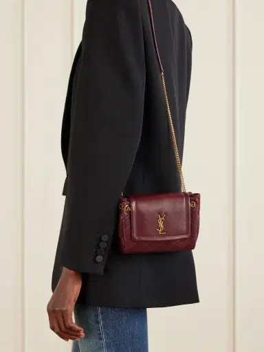 Saint Laurent Nolita Mini Quilted Leather Shoulder Bag | Thumbnail 6 Saint Laurent Nolita Mini Quilted Leather Shoulder Bag | Thumbnail 6