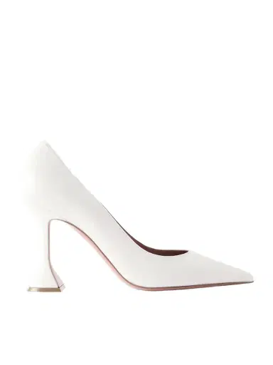 Amina Muaddi Ami Leather Pumps | Thumbnail 1 Amina Muaddi Ami Leather Pumps | Thumbnail 1