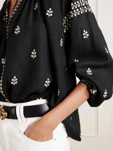Isabel Marant Embroidered Silk Blouse | Thumbnail 5 Isabel Marant Embroidered Silk Blouse | Thumbnail 5