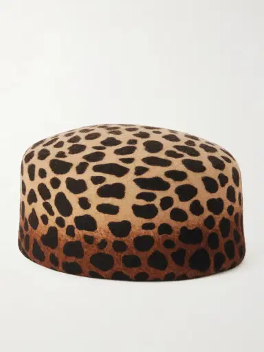 Gigi Burris Lauren Leopard-print Wool-felt Pillbox Hat | Thumbnail 3 Gigi Burris Lauren Leopard-print Wool-felt Pillbox Hat | Thumbnail 3
