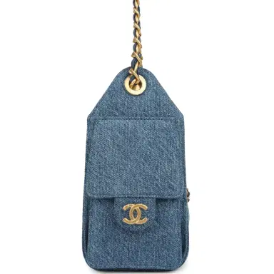 Chanel Chanel Mini 25 Hobo Bag Blue Washed Denim Antique Gold Hardware | Thumbnail 3 Chanel Chanel Mini 25 Hobo Bag Blue Washed Denim Antique Gold Hardware | Thumbnail 3