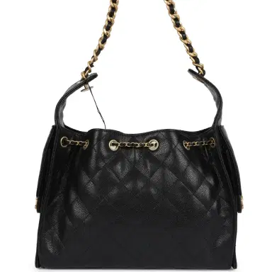 Chanel Chanel Small 25 Hobo Bag Black Caviar Antique Gold Hardware | Thumbnail 4 Chanel Chanel Small 25 Hobo Bag Black Caviar Antique Gold Hardware | Thumbnail 4