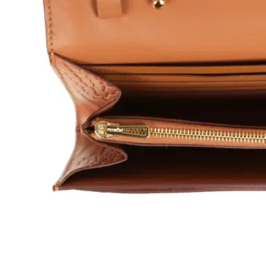 HERMÈS Pre-owned Hermes Constance Wallet To Go Gold Matte Alligator Gold Hardware | Thumbnail 8 HERMÈS Pre-owned Hermes Constance Wallet To Go Gold Matte Alligator Gold Hardware | Thumbnail 8