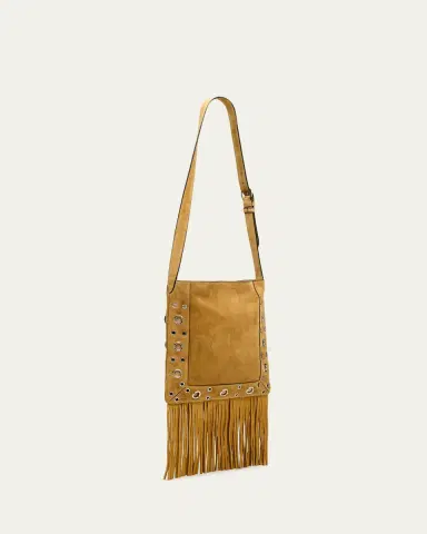 Valentino Garavani Men's Nellcote Medium Suede Crossbody Bag | Thumbnail 3 Valentino Garavani Men's Nellcote Medium Suede Crossbody Bag | Thumbnail 3