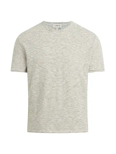 Joe's Jeans Men's Striped Cotton-Blend T-Shirt - Black | Thumbnail 1 Joe's Jeans Men's Striped Cotton-Blend T-Shirt - Black | Thumbnail 1