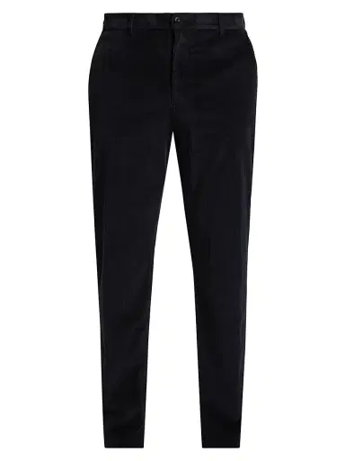Canali Men's Flat Front Sport Trousers - Dark Blue | Thumbnail 1 Canali Men's Flat Front Sport Trousers - Dark Blue | Thumbnail 1