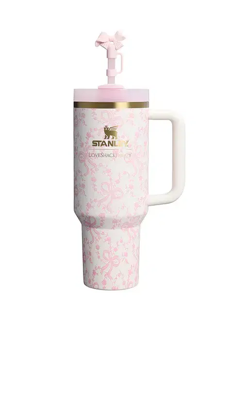 x LoveShackFancy The Quencher H2.O Flowstate Tumbler 40oz x LoveShackFancy The Quencher H2.O Flowstate Tumbler 40oz