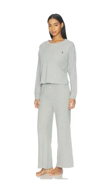 Polo Ralph Lauren Intimates Crew Neck Wide Leg Pant Set | Thumbnail 2 Polo Ralph Lauren Intimates Crew Neck Wide Leg Pant Set | Thumbnail 2